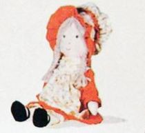 Holly Hobbie - Knickerbocker - Carrie, Holly Hobbie\\\'s friend 8\\\'\\\' Stuffed Doll (Mint in Box)