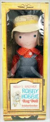 Holly Hobbie - Knickerbocker - Robby Hobbie, le fr�re de Holly Poup�e chiffon 35cm (neuf en boite) 