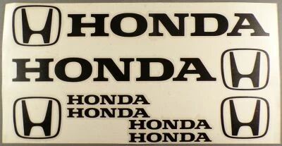 Honda - Car & M%otorcycle Equipment - Vintage Stickers Sheet