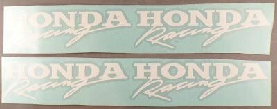 Honda - Equipements Automobile - Lot de 2 Autocollants Honda Racing
