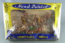 Hong Kong - Plastic Figures 45mm - Wild West Box of 10 Indians