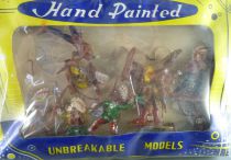 Hong Kong - Plastic Figures 45mm - Wild West Box of 10 Indians