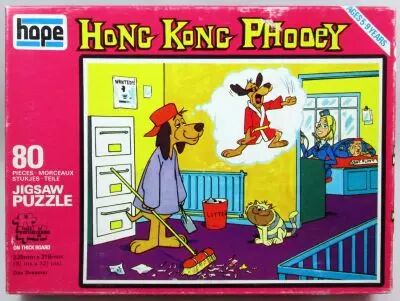 Hong Kong Phooey - 80 pieces jigsaw puzzle - Hope 1976
