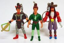 Hook - Set of 3 keychain figures : Rufio, Peter Pan, Captain Hook