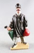 Hornby 0 Gauge French Hollow Lead Figure 40mm Passenger with Ombrella