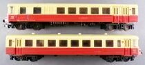 Hornby AcHo 6370 Ho Sncf Coffret Autorail 425cv Caravelle Motrice 4308 Eclairage Remorque XR 8508