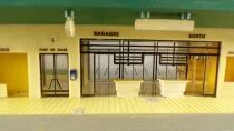 Hornby AcHo 690 Ho Dismountable Plastic Station Complete Boxed