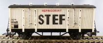 Hornby AcHo 7050 Ho Sncf Stef White Covered Refrigerated Wagon 2 Axles HI 7527 382 no Box