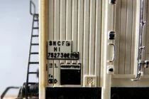 Hornby AcHo 7050 Ho Sncf Wagon Couvert Frigorifique Stef Blanc 2 Essieux HI 7527 382sans Boite