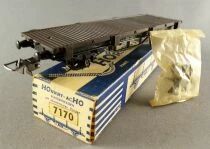 Hornby AcHo 7170 Ho Sncf Flat Stake Wagon 2 Axles Blue Box