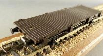 Hornby AcHo 7170 Ho Sncf Wagon Plat &agrave; Ranchers 2 Essieux Boite Bleue