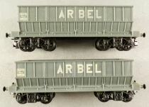 Hornby AcHo 726 7260 Ho Sncf 2 Wagons Tr&eacute;mie Houiller Arbel &agrave; Bogies Boite Bleue