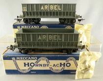 Hornby AcHo 726 7260 Ho Sncf 2 x Arbel Hopper Wagon with Bogies Blue Box