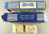 Hornby AcHo 726 7260 Ho Sncf 2 x Arbel Hopper Wagon with Bogies Blue Box