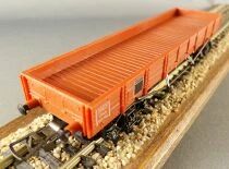 Hornby AcHo 727 Ho Sncf Flat Wagon with Bogies Blue Box