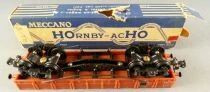 Hornby AcHo 727 Ho Sncf Flat Wagon with Bogies Blue Box
