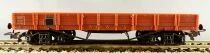 Hornby AcHo 727 Ho Sncf Wagon Plat Ridelles Basses Bogies Boite Bleue