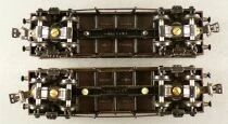 Hornby AcHo 728 7280 Ho Sncf 2 x Gondola Wagon with Bogies Tyw 802411 Dark Brown Blue Box