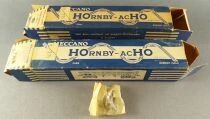 Hornby AcHo 728 7280 Ho Sncf 2 x Gondola Wagon with Bogies Tyw 802411 Dark Brown Blue Box