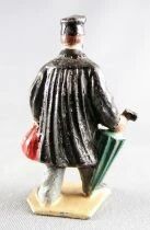 Hornby Ech O 0 Z&eacute;ro Sncf Figurine Plomb Creux 40mm Voyageur avec Parapluie