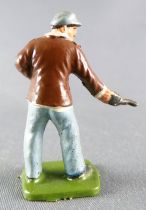 Hornby Ech O Sncf Figurine Plastique 40mm Graisseur Loco Vapeur Repeint