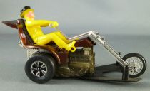 Hot Wheels Mattel Années 70 Chopcycle Pilote Jaune