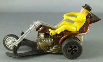 Hot Wheels Mattel Années 70 Chopcycle Pilote Jaune