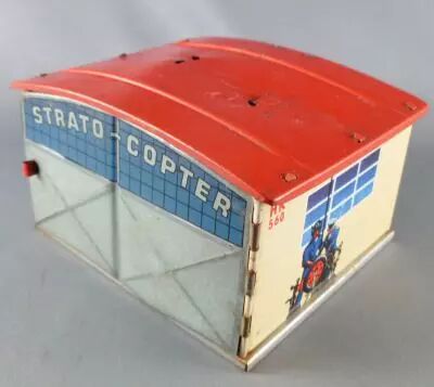 Huki HK 560 West Germany Garage Hangar Radar Strato Copter T�le Lithographi�e