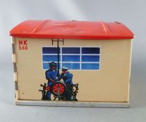 Huki HK 560 West Germany Garage Hangar Radar Strato Copter Tôle Lithographiée