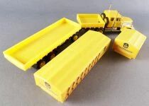 H&uuml;mmer Ho 1/87 Camion Kraz Jaune & Remorque Bi&egrave;re Altenm&uuml;nster