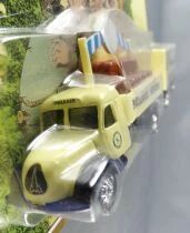 H&uuml;mmer Ho 1/87 Camion Magirus S6500 1951 Plateau Brasseur Bi&egrave;re Paulaner Munich & Remorque avec F&ucirc;ts Neuf Blister