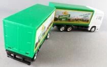 H&uuml;mmer Ho 1/87 Camion Man Tga Blanc & Remorque Bi&egrave;re Kaufbeurer