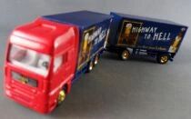 H&uuml;mmer Ho 1/87 Camion Man Tga Rouge & Remorque Bi&egrave;re Paulaner Higway to Hell