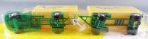 H&uuml;mmer Ho 1/87 Camion MB 6600 Jaune Plateau B&acirc;ch&eacute; Boisson Libella & Remorque Neuf Blister