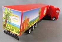 H&uuml;mmer Ho 1/87 Camion Mercedes-Benz Actros Rouge Semi Remorque Primeur Valensina