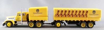 H�mmer Ho 1:87 Kraz Yellow Truck & Altenm�nster Beer Road Trailer