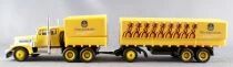 H&uuml;mmer Ho 1:87 Kraz Yellow Truck & Altenm&uuml;nster Beer Road Trailer