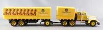 H&uuml;mmer Ho 1:87 Kraz Yellow Truck & Altenm&uuml;nster Beer Road Trailer