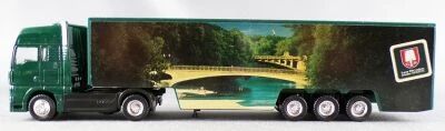 H�mmer Ho 1:87 Man Tga Green Truck & Spatenbrau Road Trailer 2