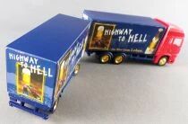H&uuml;mmer Ho 1:87 Man Tga Red Truck & Paulaner Higway to Hell Beer Road Trailer