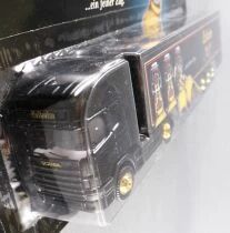 H&uuml;mmer Ho 1:87 Scania 124L 420 Black Truck & Leikein Premium Road Beer Trailer Mint on Card
