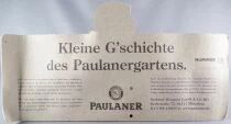 H&uuml;mmer Ho 1:87 Scania Blue Truck & Paulaner Beer Lowbed Road Trailer Mint on Card