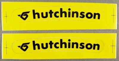 Hutchinson - Pneus Automobile & Moto - Lot de 2 Autocollants Bibendum