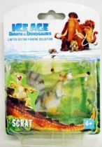 Ice Age 3 : Dawn of the dinosaurs - Set of 4 Collector Figures - Sid, Diego, Scrat & Bud