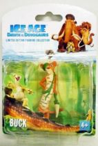 Ice Age 3 : Dawn of the dinosaurs - Set of 4 Collector Figures - Sid, Diego, Scrat & Bud