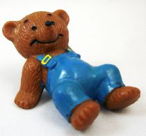 Ida Bohatta - Bully 1983 pvc figure - Little Bear in overall lying down