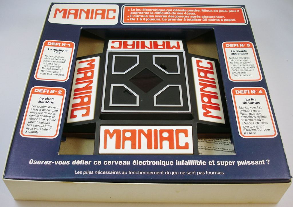 Maniac electronic game deals