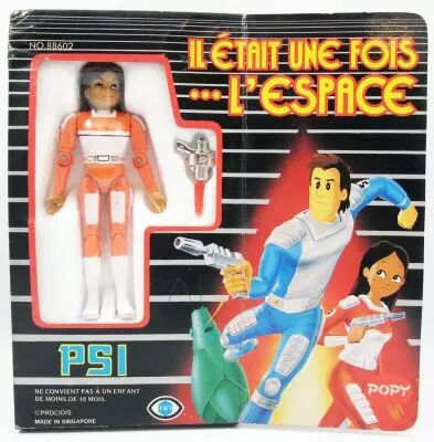 Il �tait une fois l\'espace - Popy - Psi figurine m�tal (neuf en boite fran�aise)