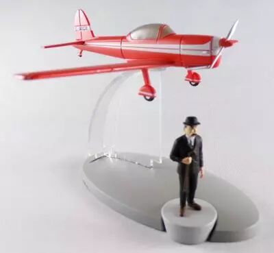 In Plane Tintin - Editions Hachette - 008 The Red Havilland Plane (The Black Island)