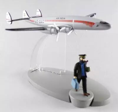 In Plane Tintin - Editions Hachette - 027 The Air India Plane (Tintin in Tibet)